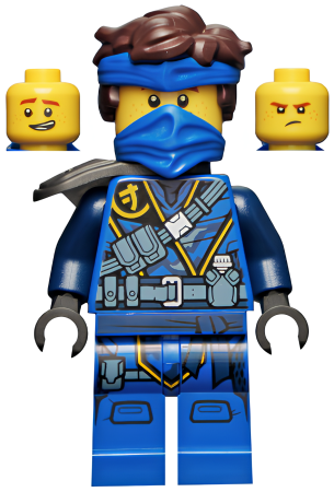 Минифигурка Lego Ninjago Jay - The Island, Mask and Hair with Bandana, Shoulder Pad njo679 U